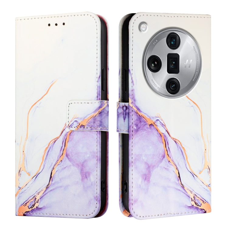 PT003 Marble Pattern Flip Leather Phone Case