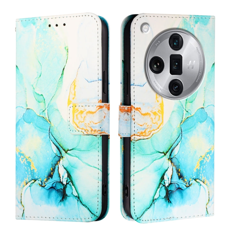 PT003 Marble Pattern Flip Leather Phone Case