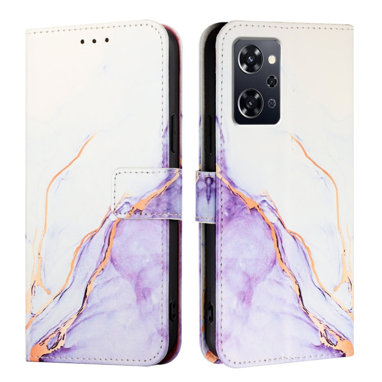PT003 Marble Pattern Flip Leather Phone Case