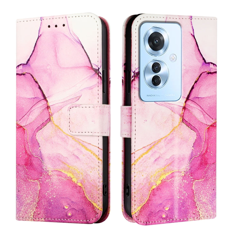PT003 Marble Pattern Flip Leather Phone Case