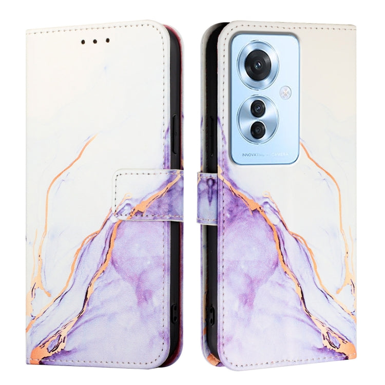 PT003 Marble Pattern Flip Leather Phone Case