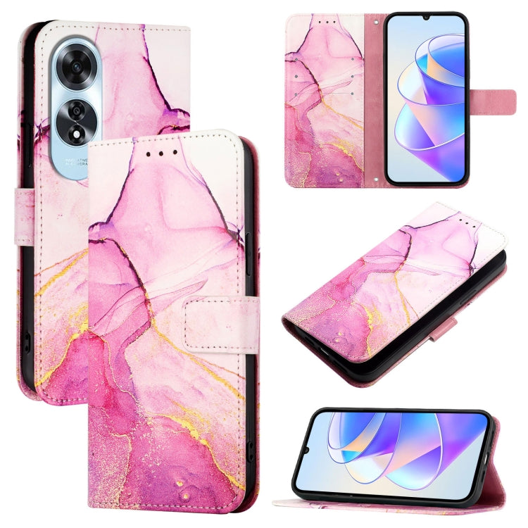 PT003 Marble Pattern Flip Leather Phone Case