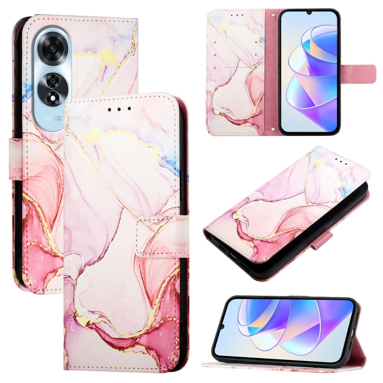 PT003 Marble Pattern Flip Leather Phone Case