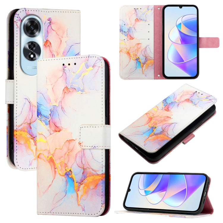 PT003 Marble Pattern Flip Leather Phone Case
