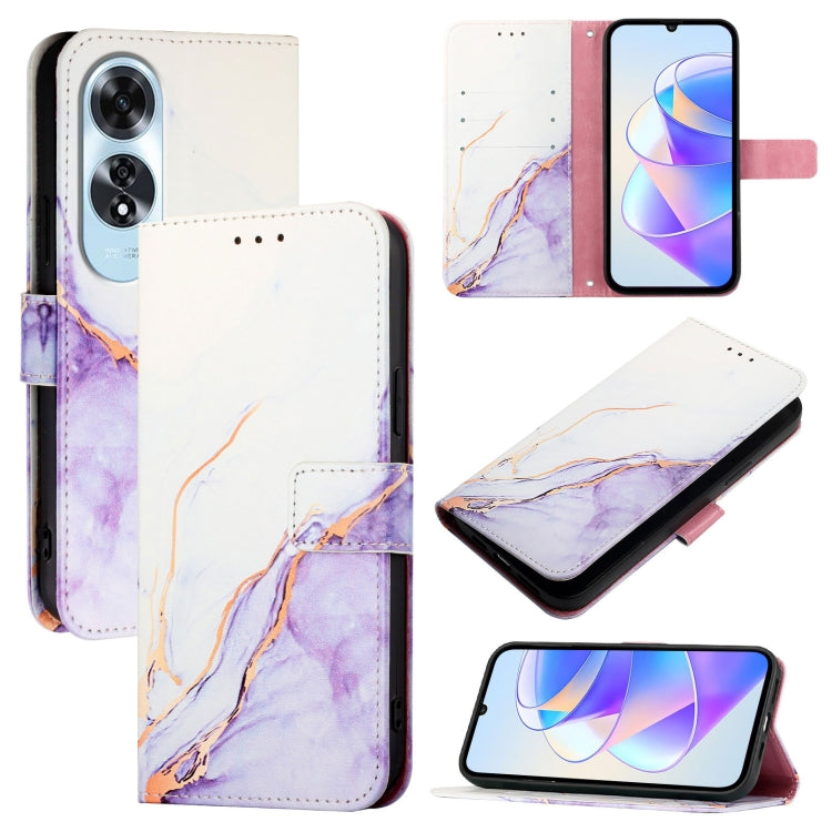 PT003 Marble Pattern Flip Leather Phone Case