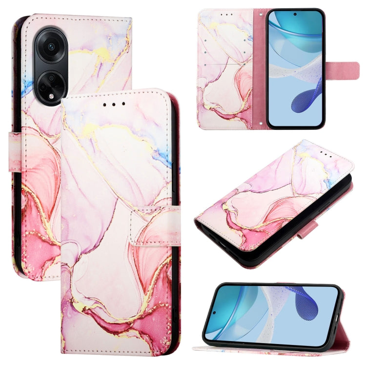 PT003 Marble Pattern Flip Leather Phone Case