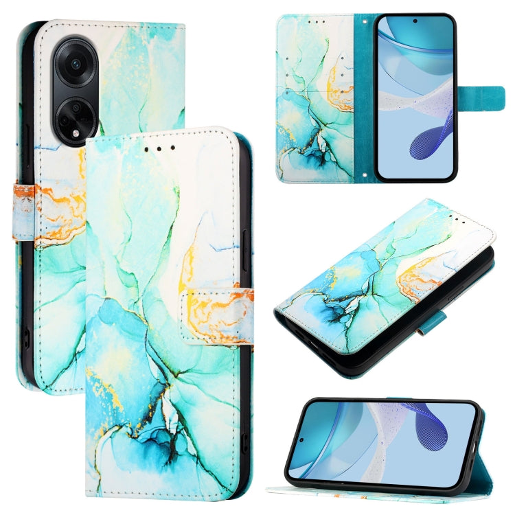 PT003 Marble Pattern Flip Leather Phone Case