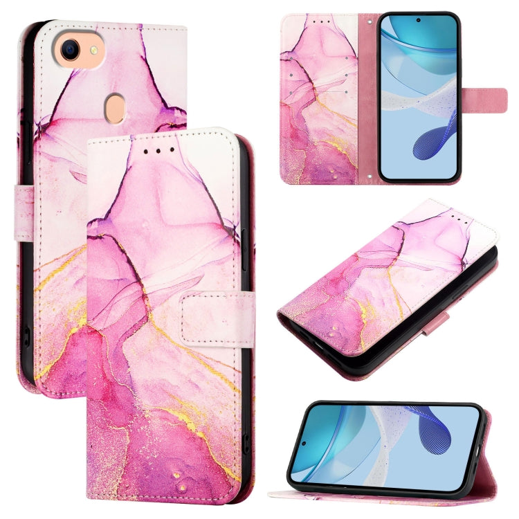 PT003 Marble Pattern Flip Leather Phone Case