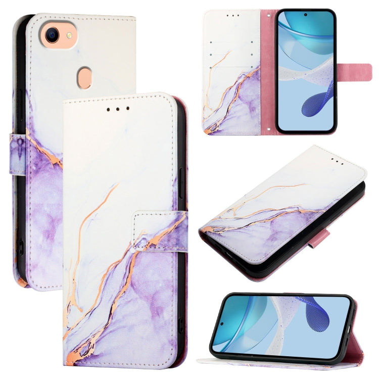 PT003 Marble Pattern Flip Leather Phone Case