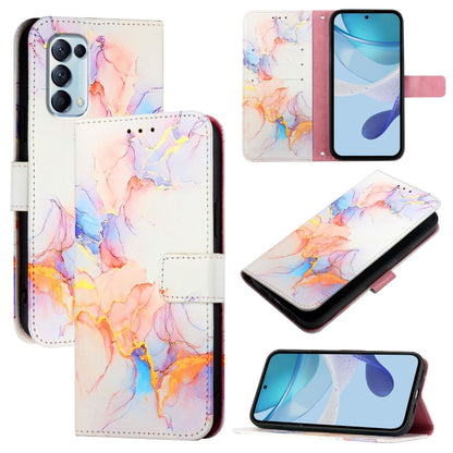 PT003 Marble Pattern Flip Leather Phone Case
