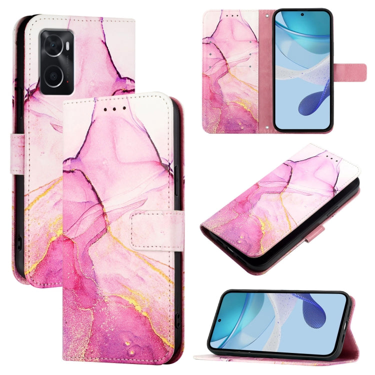 PT003 Marble Pattern Flip Leather Phone Case