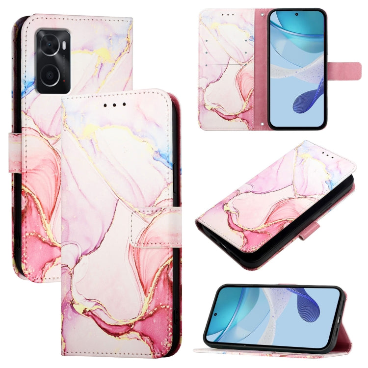 PT003 Marble Pattern Flip Leather Phone Case