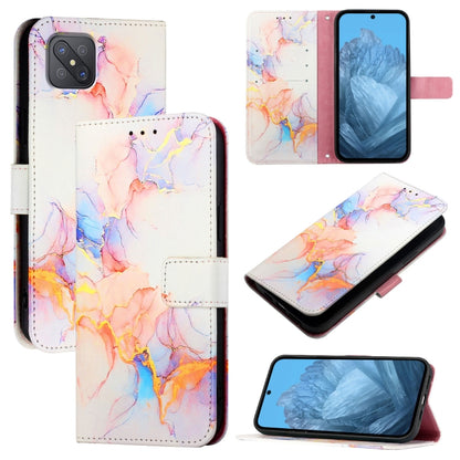 PT003 Marble Pattern Flip Leather Phone Case