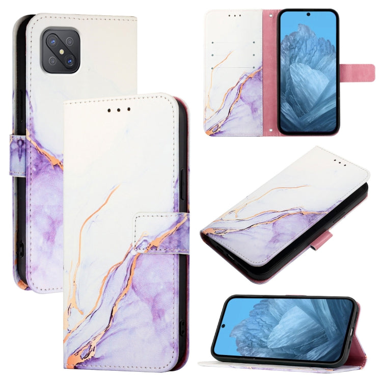 PT003 Marble Pattern Flip Leather Phone Case