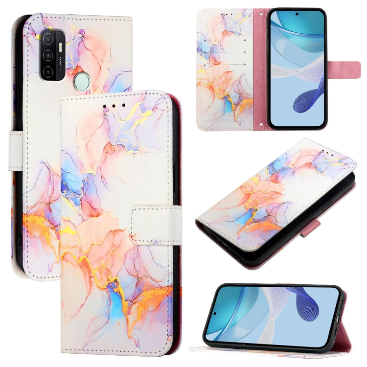 PT003 Marble Pattern Flip Leather Phone Case