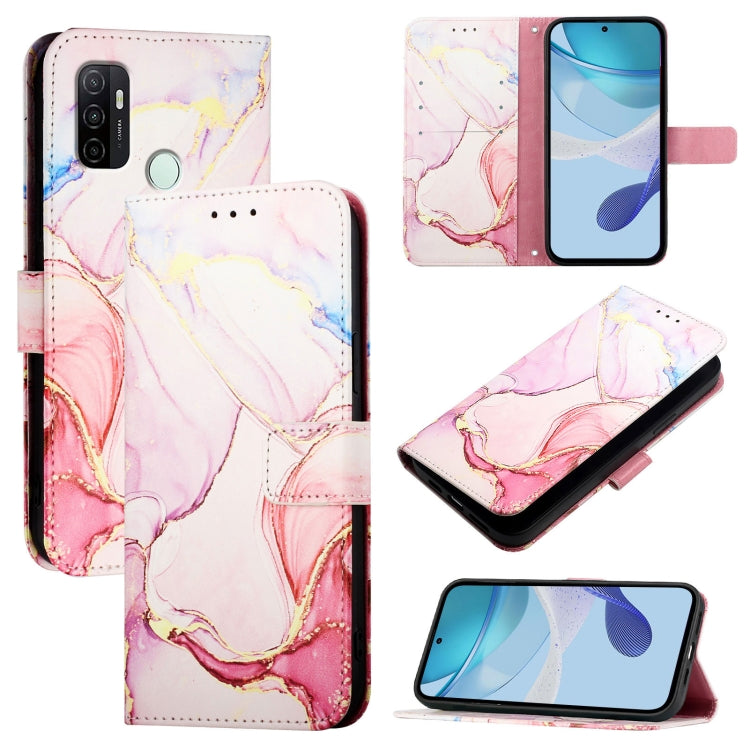 PT003 Marble Pattern Flip Leather Phone Case