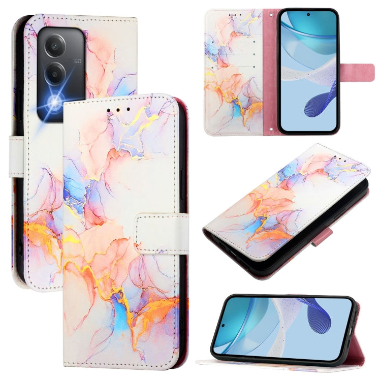 PT003 Marble Pattern Flip Leather Phone Case