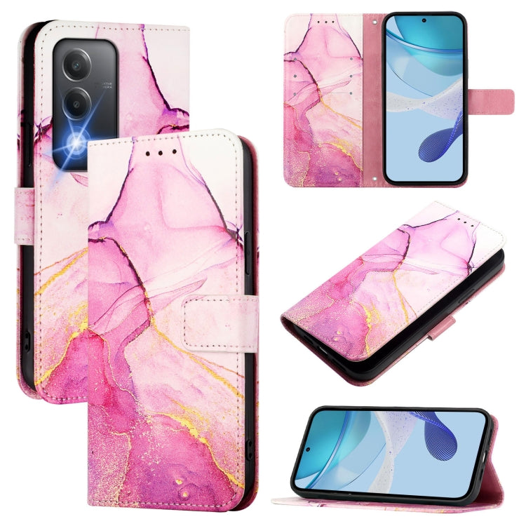 PT003 Marble Pattern Flip Leather Phone Case