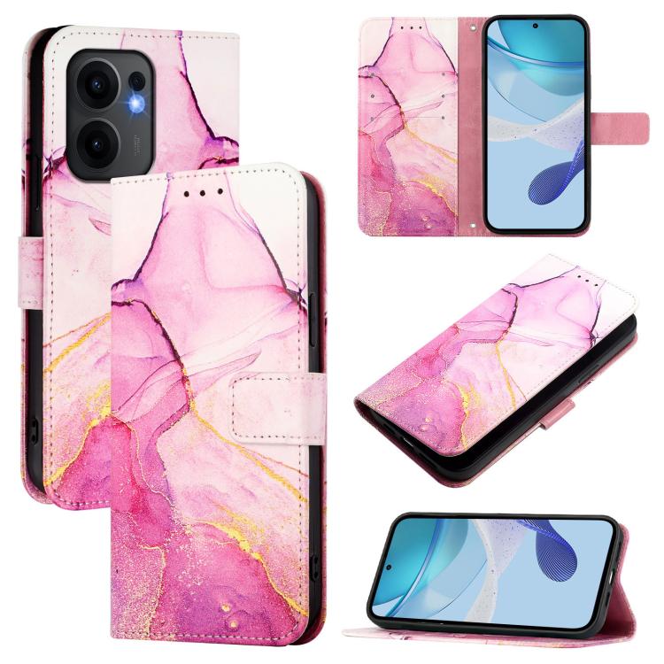 PT003 Marble Pattern Flip Leather Phone Case