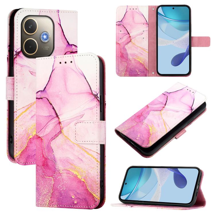 PT003 Marble Pattern Flip Leather Phone Case