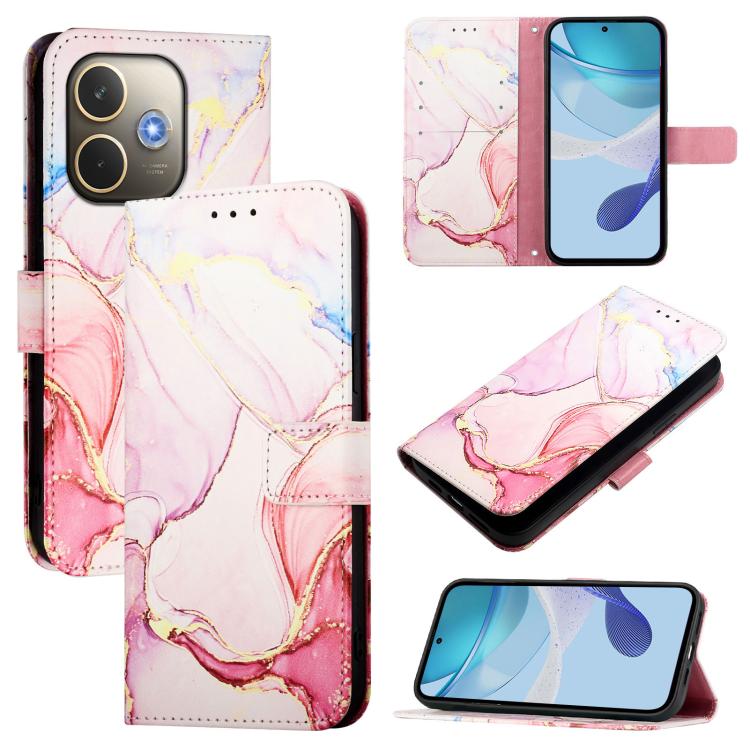 PT003 Marble Pattern Flip Leather Phone Case
