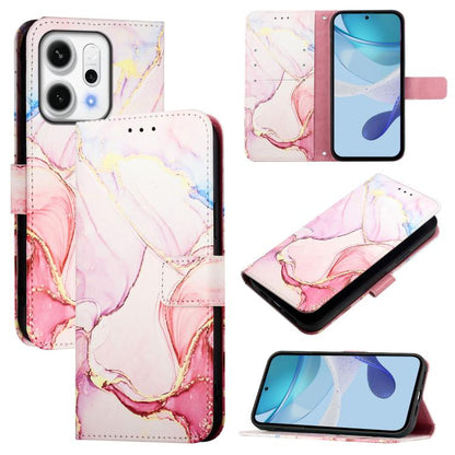 PT003 Marble Pattern Flip Leather Phone Case
