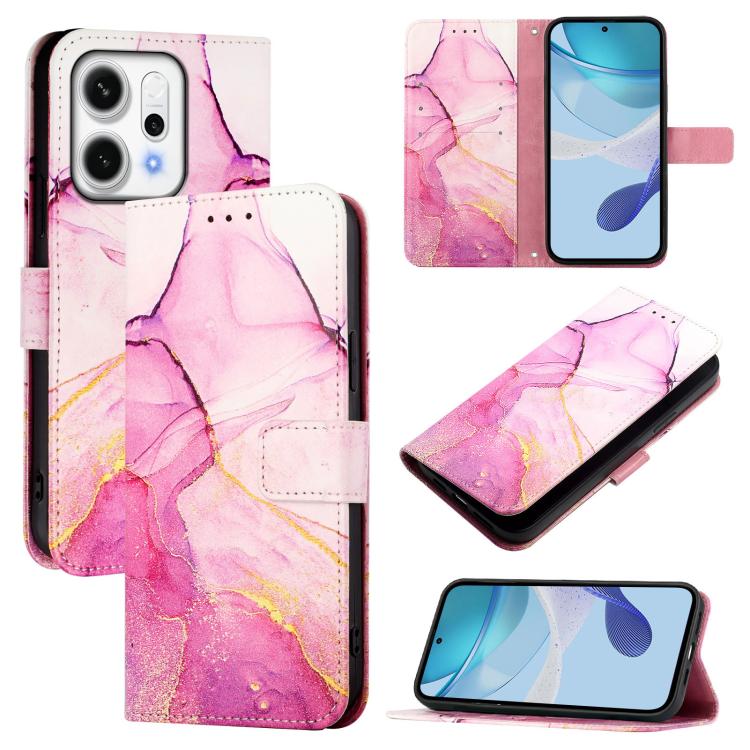 PT003 Marble Pattern Flip Leather Phone Case