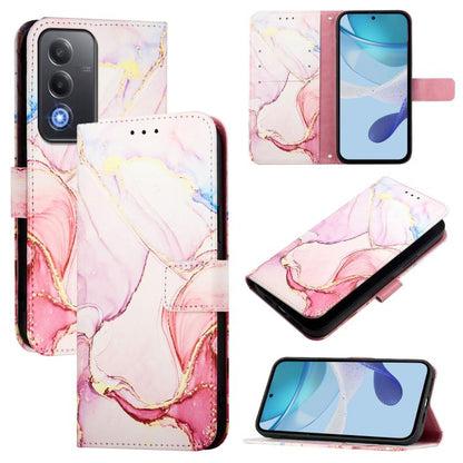 PT003 Marble Pattern Flip Leather Phone Case