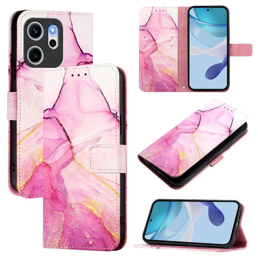 PT003 Marble Pattern Flip Leather Phone Case