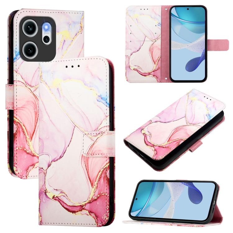 PT003 Marble Pattern Flip Leather Phone Case