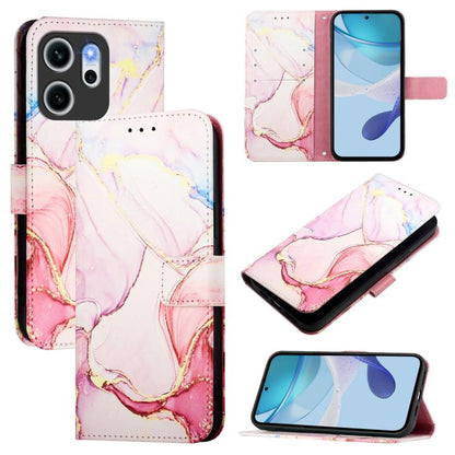 PT003 Marble Pattern Flip Leather Phone Case