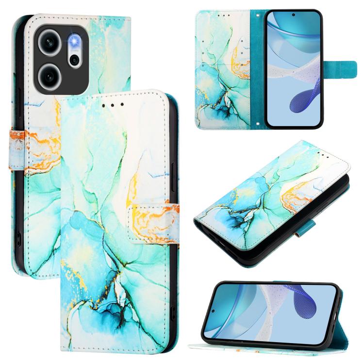 PT003 Marble Pattern Flip Leather Phone Case