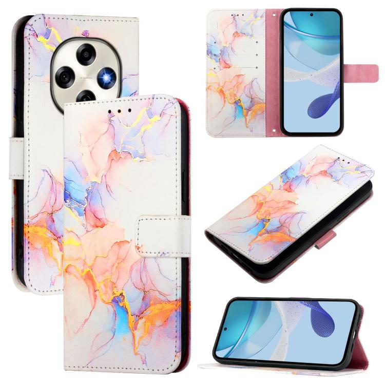 PT003 Marble Pattern Flip Leather Phone Case