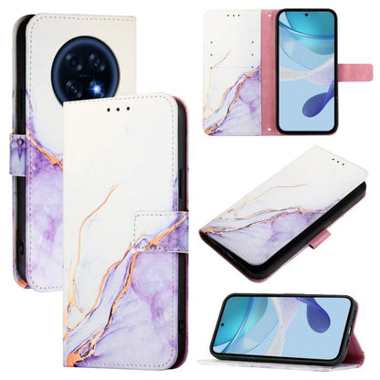 PT003 Marble Pattern Flip Leather Phone Case