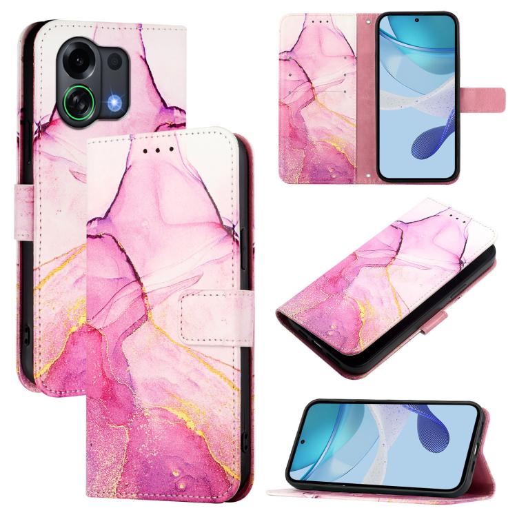 PT003 Marble Pattern Flip Leather Phone Case