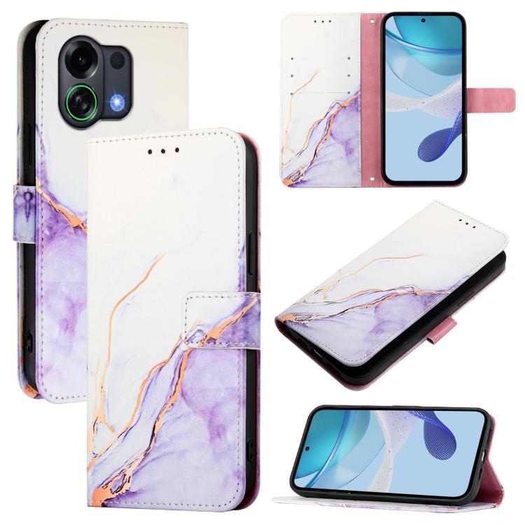 PT003 Marble Pattern Flip Leather Phone Case
