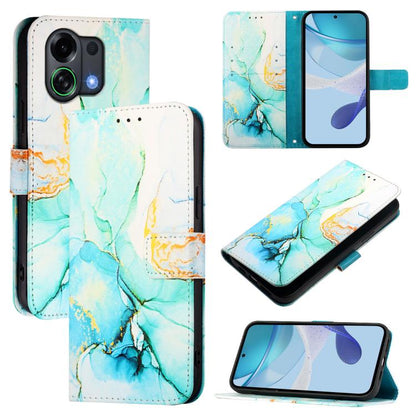 PT003 Marble Pattern Flip Leather Phone Case