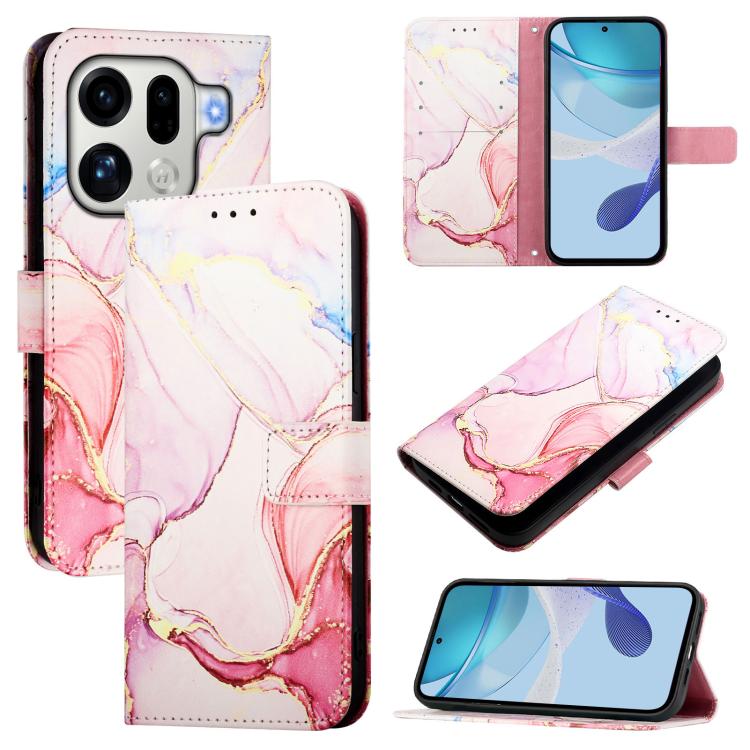 PT003 Marble Pattern Flip Leather Phone Case