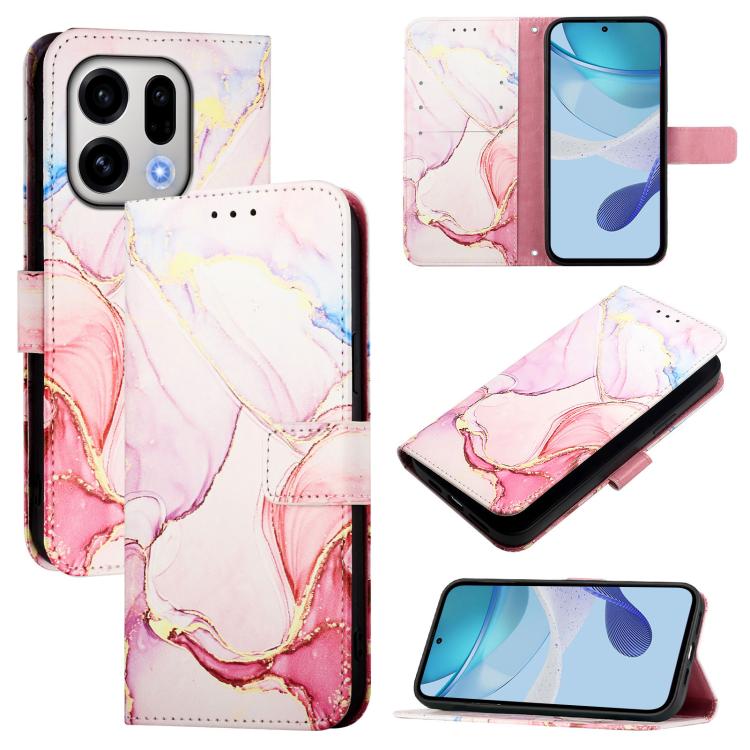 PT003 Marble Pattern Flip Leather Phone Case