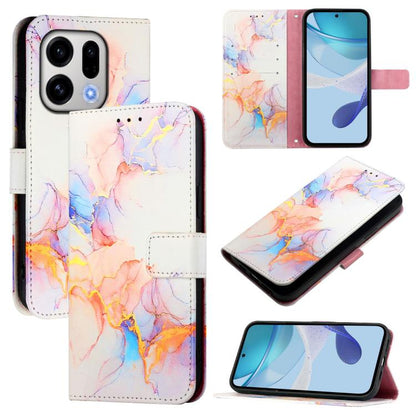 PT003 Marble Pattern Flip Leather Phone Case