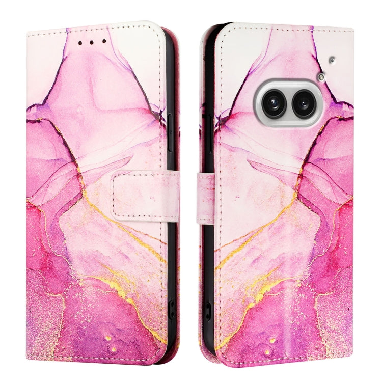 PT003 Marble Pattern Flip Leather Phone Case, For Nothing Phone 4a Pro, For Nothing Phone 4a, For Nothing CMF Phone 1, For Nothing Phone 2a
