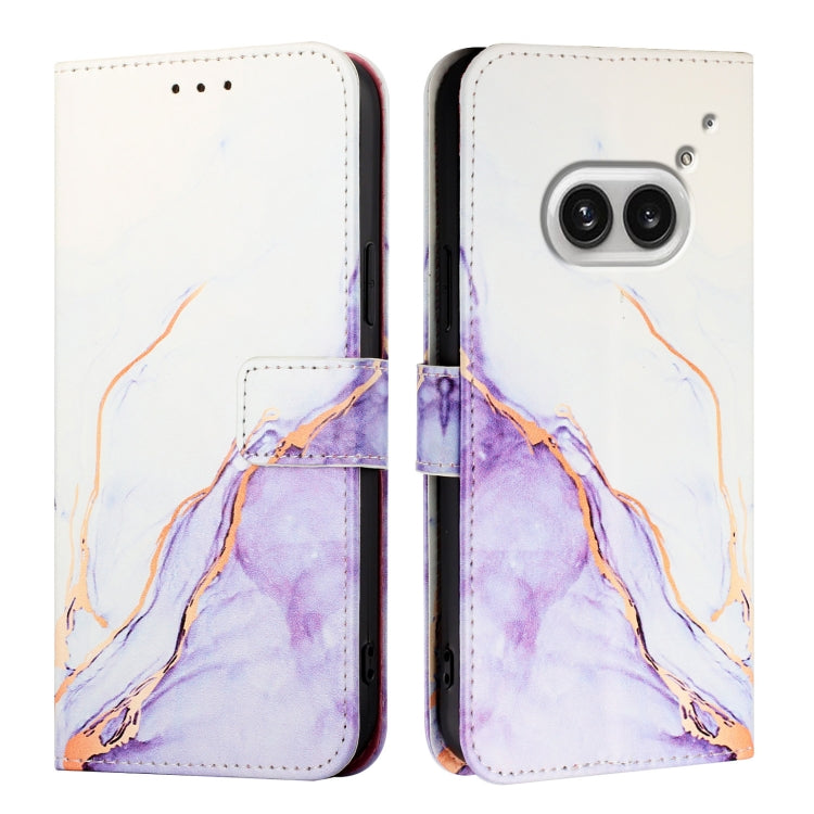 PT003 Marble Pattern Flip Leather Phone Case, For Nothing Phone 4a Pro, For Nothing Phone 4a, For Nothing CMF Phone 1, For Nothing Phone 2a