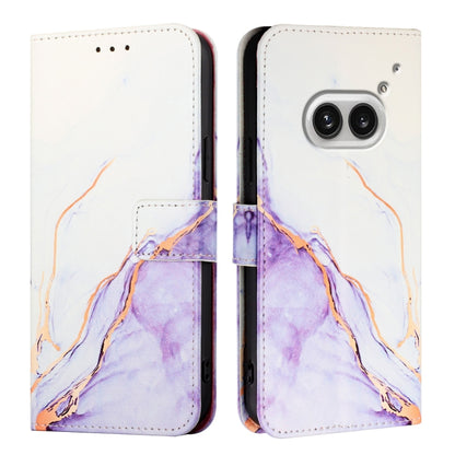 PT003 Marble Pattern Flip Leather Phone Case, For Nothing Phone 4a Pro, For Nothing Phone 4a, For Nothing CMF Phone 1, For Nothing Phone 2a
