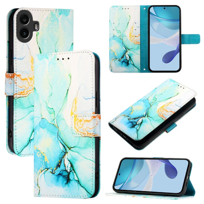 PT003 Marble Pattern Flip Leather Phone Case, For Nothing Phone 4a Pro, For Nothing Phone 4a, For Nothing CMF Phone 1, For Nothing Phone 2a