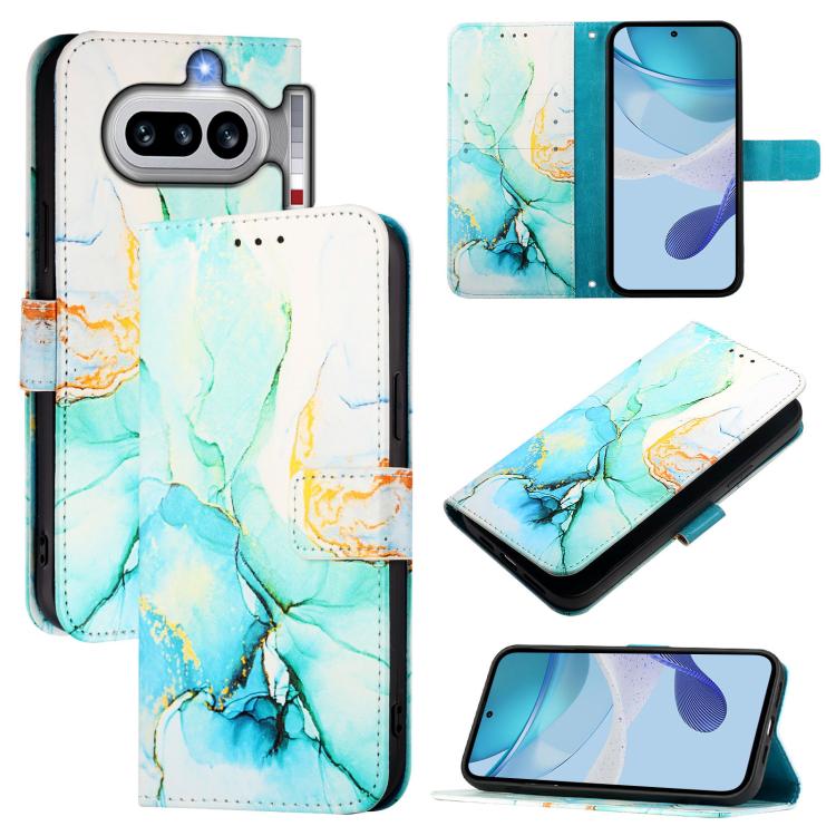 PT003 Marble Pattern Flip Leather Phone Case, For Nothing Phone 4a Pro, For Nothing Phone 4a, For Nothing CMF Phone 1, For Nothing Phone 2a