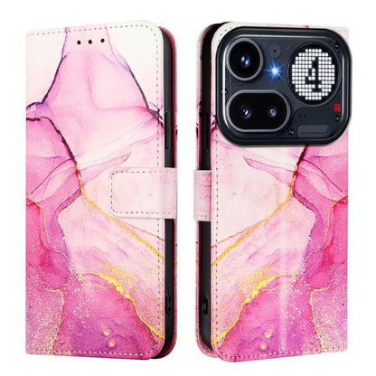 PT003 Marble Pattern Flip Leather Phone Case, For Nothing Phone 4a Pro, For Nothing Phone 4a, For Nothing CMF Phone 1, For Nothing Phone 2a