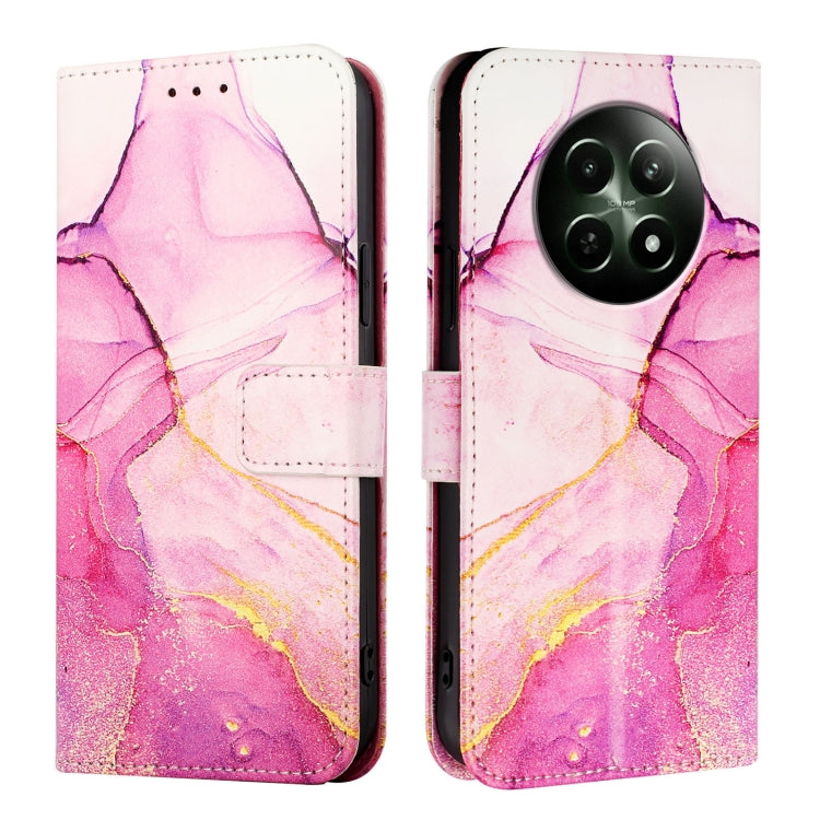 PT003 Marble Pattern Flip Leather Phone Case, For Realme 16 Pro+ 5G, For Realme 16 Pro 5G, For Realme C71 4G India / Note 70 4G, For Realme C85 5G / 15x 5G India, For Realme P4 Pro 5G, For Realme P4, For Realme 15T 5G Global                            ...