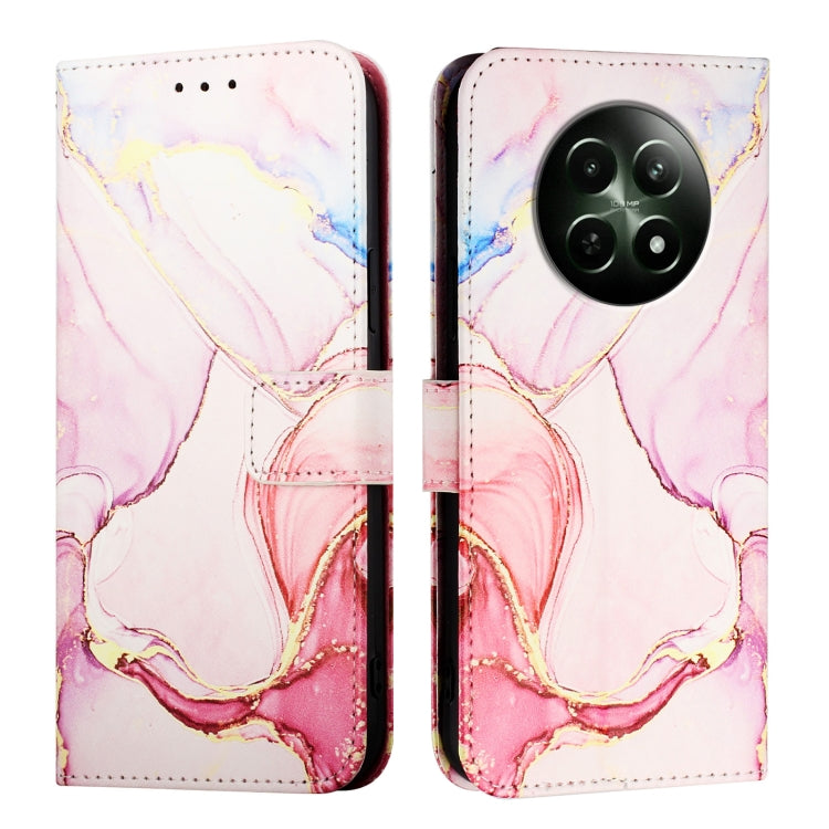 PT003 Marble Pattern Flip Leather Phone Case, For Realme 16 Pro+ 5G, For Realme 16 Pro 5G, For Realme C71 4G India / Note 70 4G, For Realme C85 5G / 15x 5G India, For Realme P4 Pro 5G, For Realme P4, For Realme 15T 5G Global                            ...