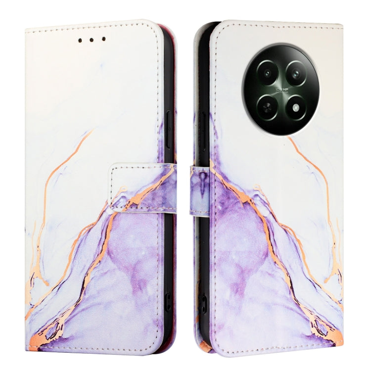 PT003 Marble Pattern Flip Leather Phone Case, For Realme 16 Pro+ 5G, For Realme 16 Pro 5G, For Realme C71 4G India / Note 70 4G, For Realme C85 5G / 15x 5G India, For Realme P4 Pro 5G, For Realme P4, For Realme 15T 5G Global                            ...