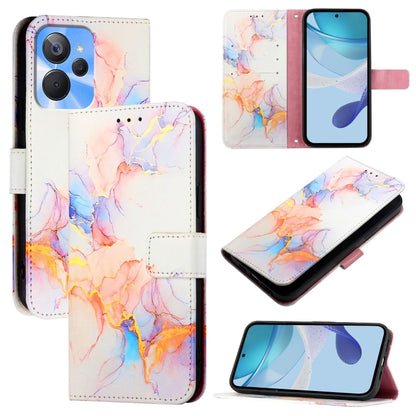 PT003 Marble Pattern Flip Leather Phone Case, For Realme 12 Pro / 12 Pro+ 5G Global, For Realme C67 4G Global, For Realme C67 5G India / Narzo 60x 5G Global, For Realme 11 4G Global, For Realme 11 5G Global / 11x 5G, For Realme GT5 5G 204W / GT5 5G    ...